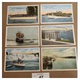6 - Boats Postcards