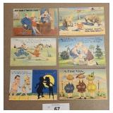 6 - Funny Postcards Linen