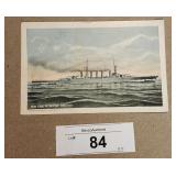 1 - New Type of Battle Cruiser Postcard