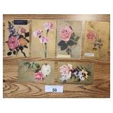 6 - Flowers Postcards