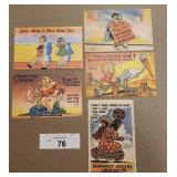 5 - Funny Postcards Linen