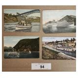 4 - Ships Postcards