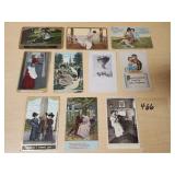 10 - Romantic Postcards Early Dates