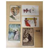 5 - Romantic Postcards Early Dates
