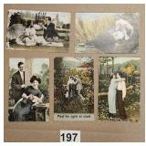 5 - Early Romantic Postcards