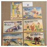 6 - Funny Postcards Linen