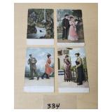 4 - Romantic Postcards Early Dates