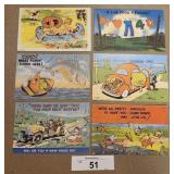 5 - Funny Postcards Linen