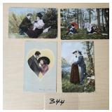 4 - Romantic Postcards Early Dates