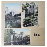 3 - California Hand Colored Postcards