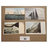 4 - Ships Postcards Early Dates