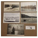 5 - Ships Boats and Sea Postcards