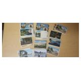 100 - Massachussettes Unused Linen Postcards