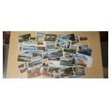 100 - Massachussettes Unused Linen Postcards