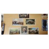 6 - George Washington Related Artwork Postcards