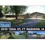 HOME & ACREAGE AUCTION- 2939 180TH ST, FT MADISON, IA