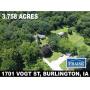 BURLINGTON, IA - URBAN HOME & ACREAGE AUCTION