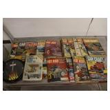 1950s, 60s Hot Rod Magazines & HR Clock