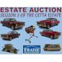CETTA ESTATE AUCTION - 3RD SESSION - CARS & PARTS