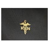 14K Gold Nurses Pendant