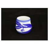 Signed Kelsey Pilgrim Carved Camero Glass