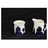 Old Sleepy Eye Creamer & Sugar