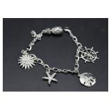 Silver Charm Bracelet