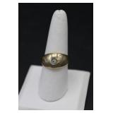 14K Gold Small Diamond Ring