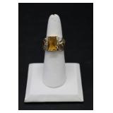 14K Citrine Ring