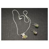 Sajen Necklace & Earrings Set