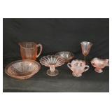 Pink Depression Glassware