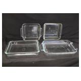 Assorted Glass Bakeware