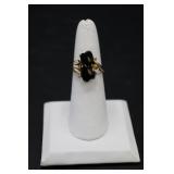 10K Gold Onyx w/Non Diamonds
