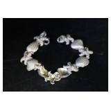 Sterling Seashell Bracelet