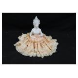 Porcelain Lady Pin Cushion