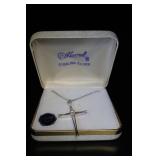 Marnel Silver Cross Necklace