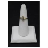 10K Gold Diamond Cluster Ring