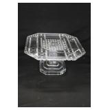 Vintage Glass Cake Plate