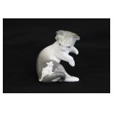 Lladro Cat and Mouse Figurine