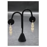 14K Gold Waterfall Earrings