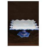 Westmoreland Glass Opalescent Cake Stand