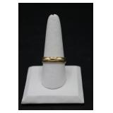 14K Gold 5.1mm Milgrain Edge Band