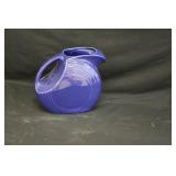 Vintage Large Disk  Royal Blue Fiesta Pitcher