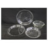 Assorted  Pie Plates & Bowl