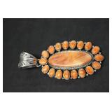 BEGAY Sterling Pendant w/Stones