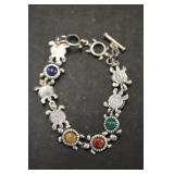 Silver Turtle Bracelet