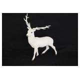 Vintage Flocked Christmas Reindeer