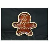 Vintage Hull Gingerbread Man Candy Plate