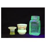 Vintage Glass Toothpick Holders