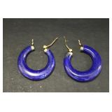 Lapis & 14K Gold Earrings